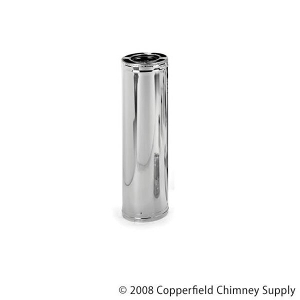Integra Miltex M & G Duravent 6DP-24SS 6 Inch x 24 Inch Dura-Vent Dura/plus Chimney Length Inner Liner 430-alloy Stainless Stainless Outer Wall 69602 - main